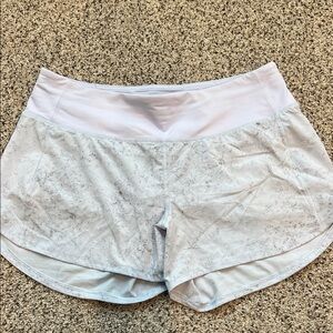 Speed up mid-rise short, lined, size 8 with 4” length
